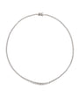 White Gold and Diamond Graduated Tennis Necklace (7.50ct)