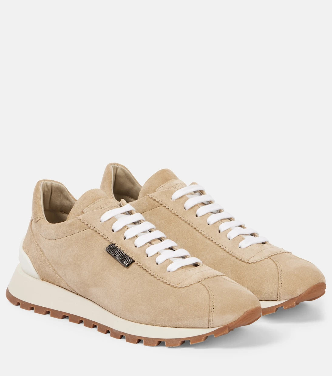 Brunello Cucinelli - Monili suede sneakers