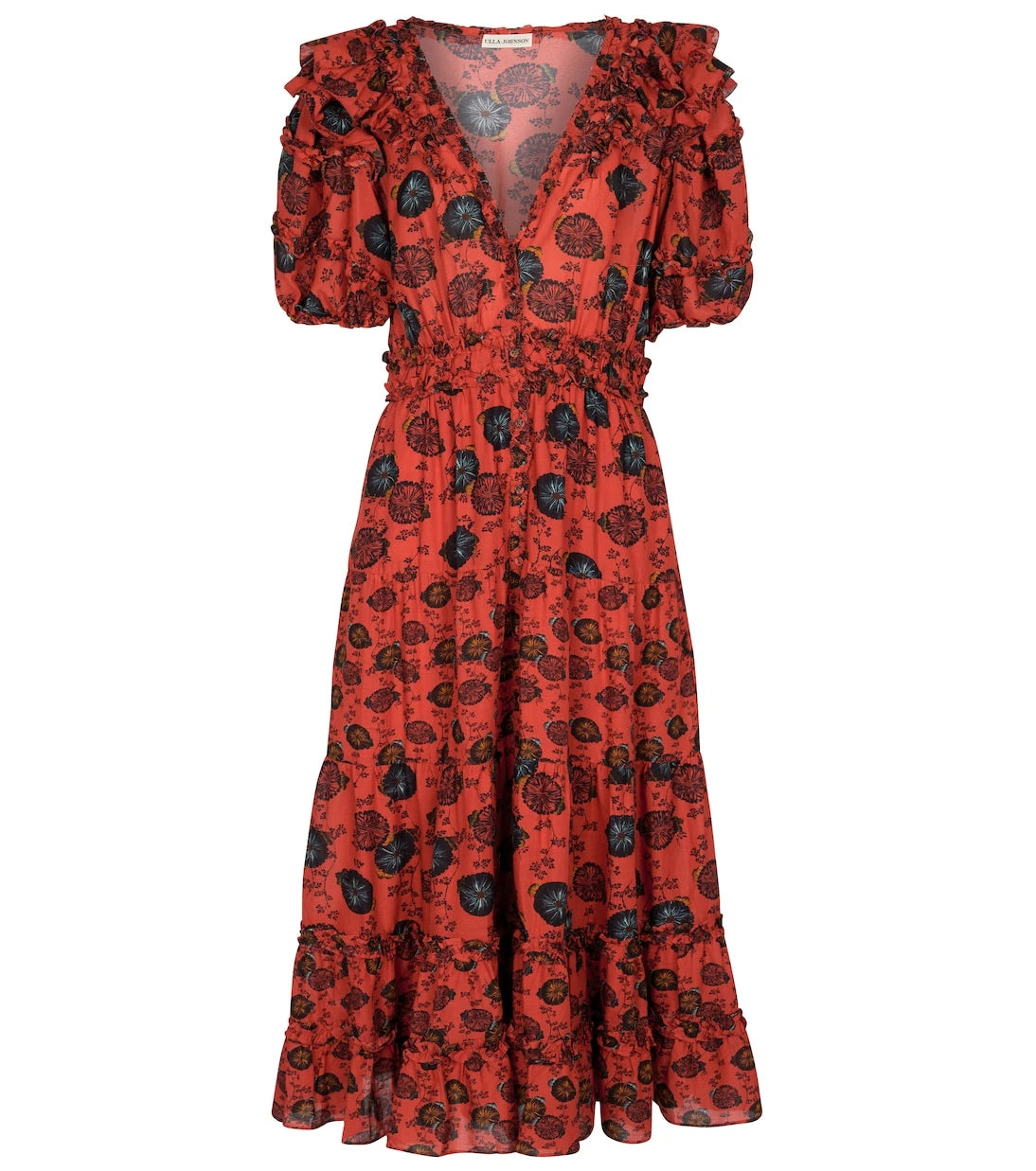 Ulla Johnson - Irvette floral cotton-blend midi dress