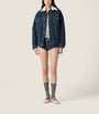 Miu Miu Blue Denim Blouson Jacket