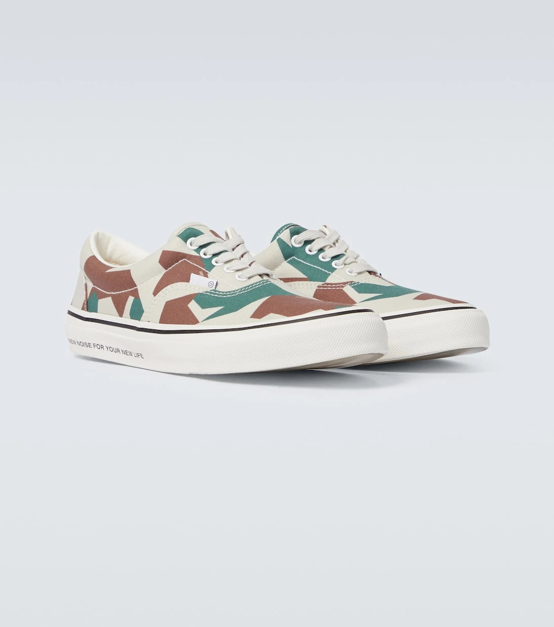 Undercover - Camouflage canvas sneakers