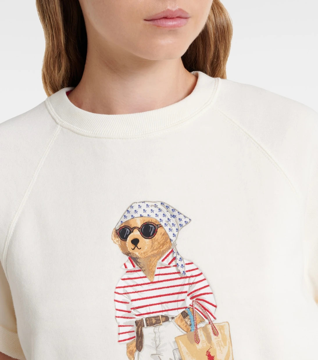 Polo Ralph Lauren - Polo Bear cotton-blend top