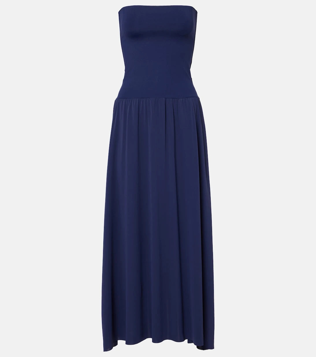 Eres - Oda jersey and crêpe jersey maxi dress