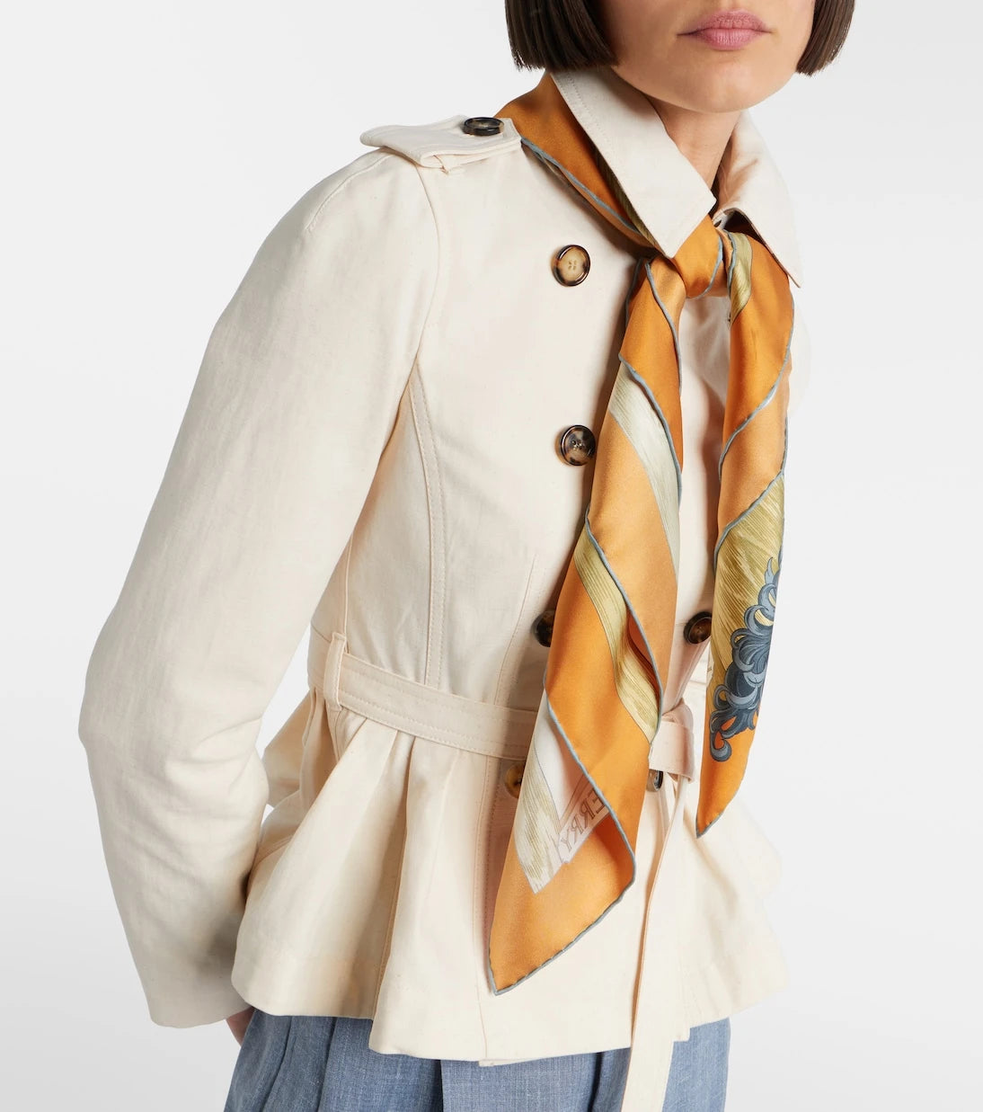 Burberry - Printed silk twill scarf