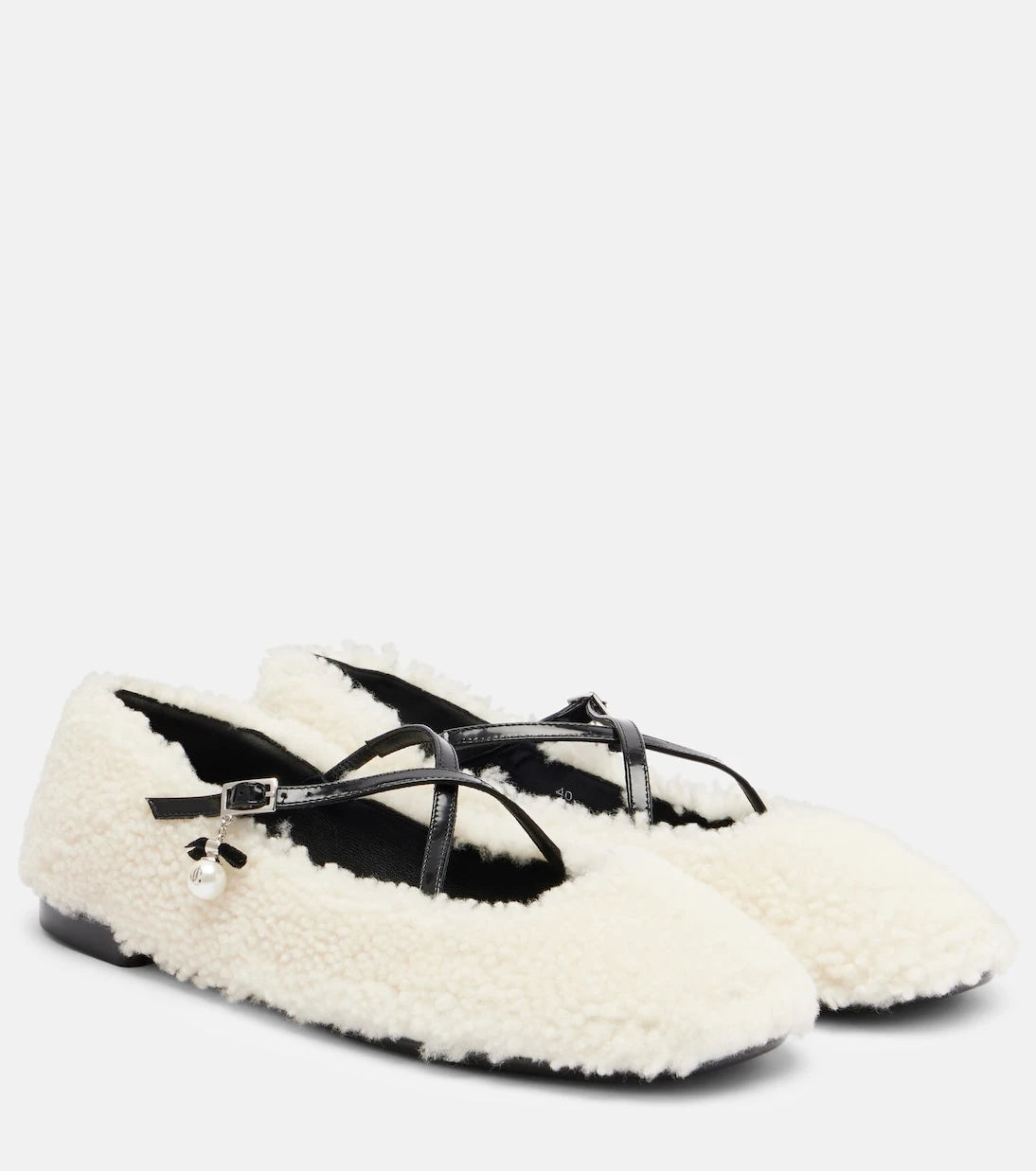 Jimmy Choo - Eleri shearling ballet flats