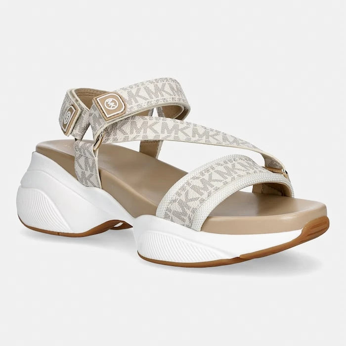 MICHAEL Michael Kors eğimli platformlu kadın Bowie Sandal