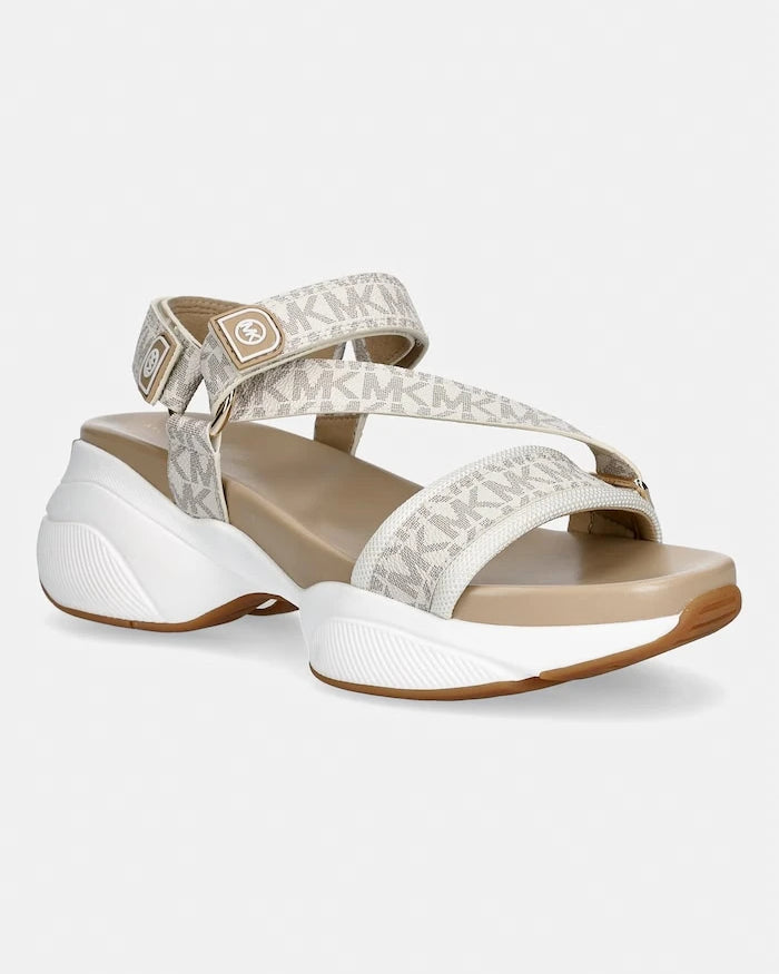 MICHAEL Michael Kors eğimli platformlu kadın Bowie Sandal