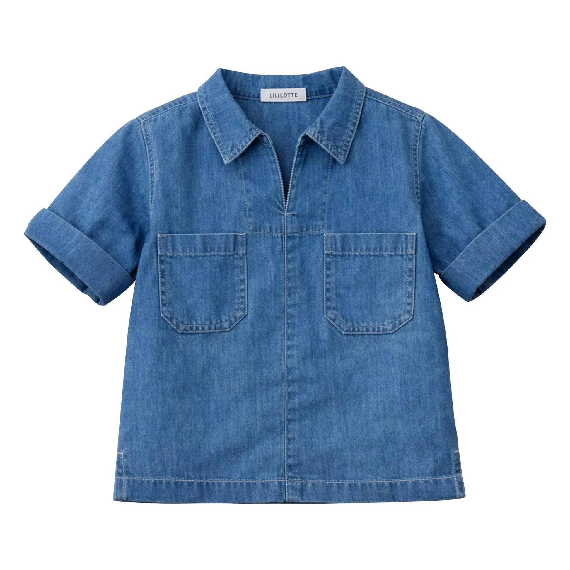 Lililotte - Carl Tencel Coton Bio shirt | Denim blue