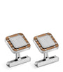 Sterling Silver Santos de Cartier Cufflinks