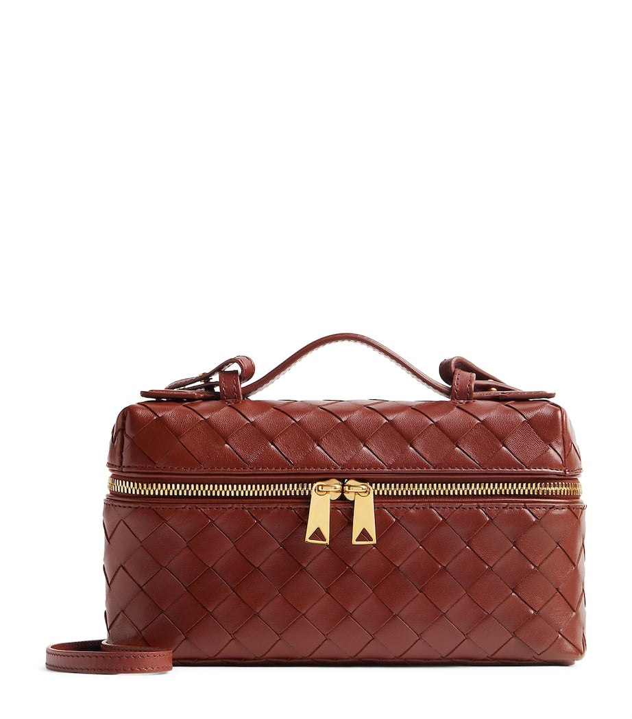 Bottega Veneta Brown Bang Bang Vanity Case Bag