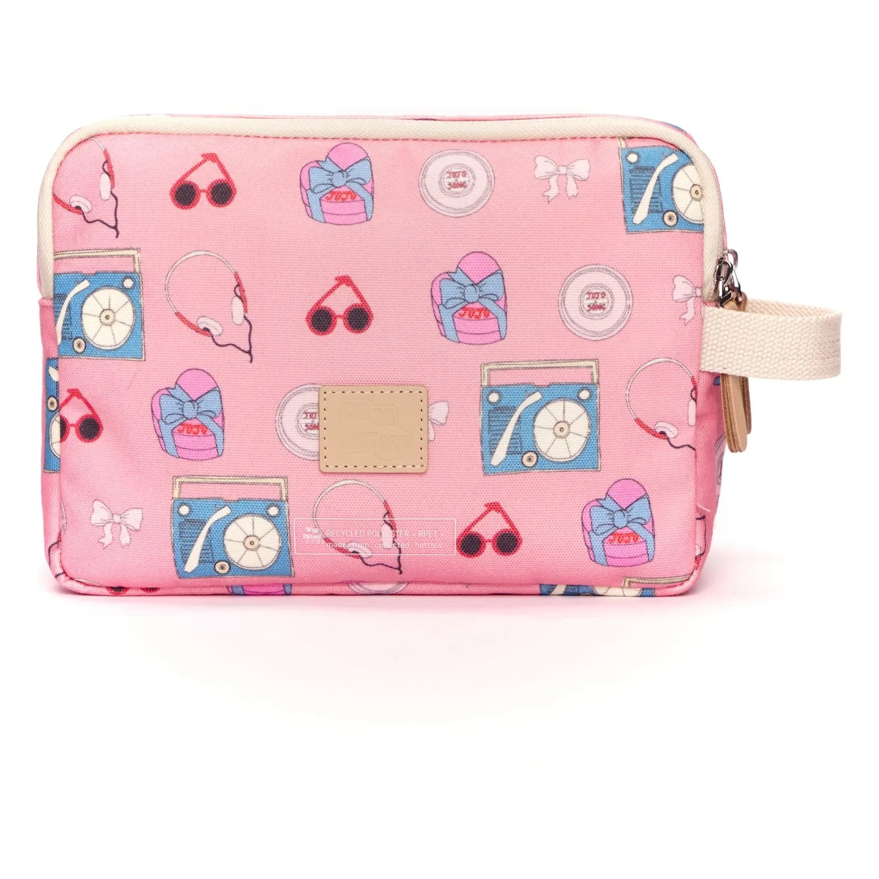 JOJO FACTORY - Jojo Song Double Toiletry Bag | Pink