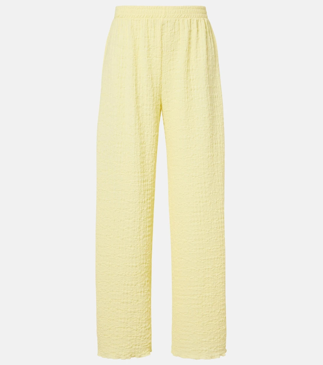 Jade Swim - Mika seersucker wide-leg pants