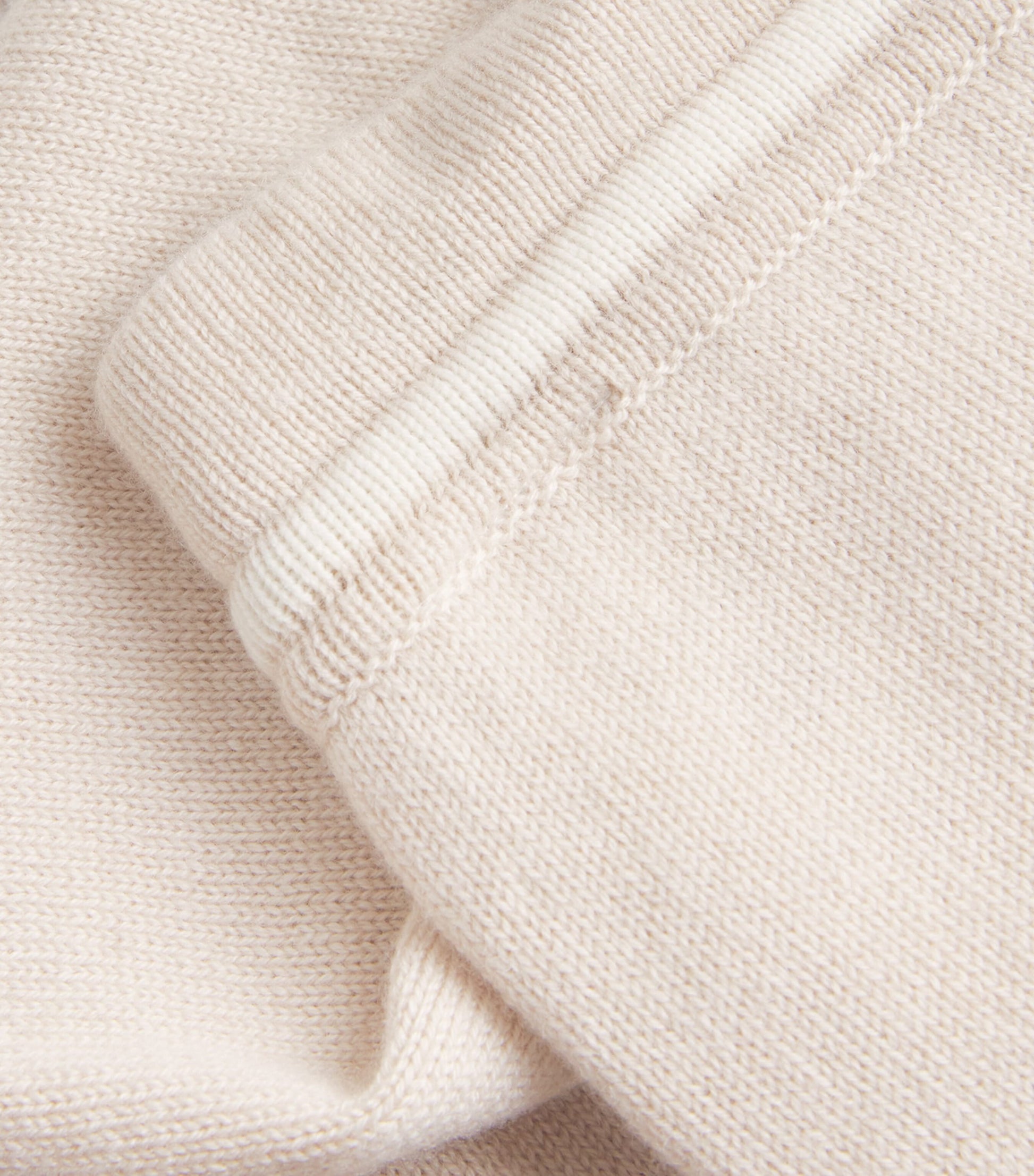 Eleventy Beige Cashmere Wide-Leg Trousers