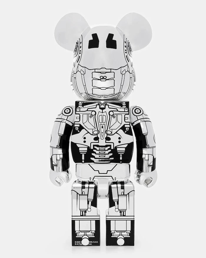 Декоративна фигурка Medicom Toy Be@rbrick Endoskeleton (T2 Ver.) 400%