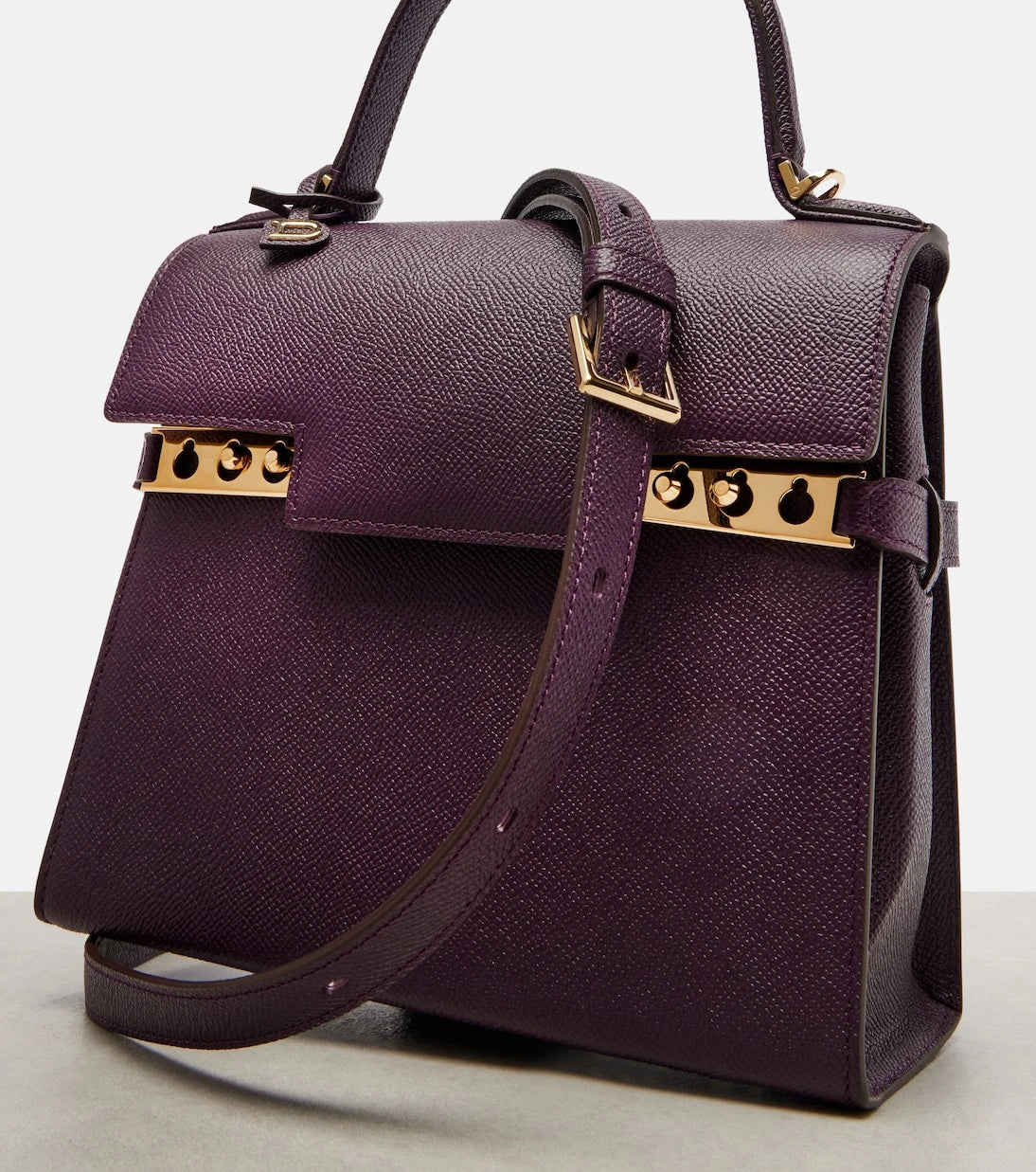 Delvaux - Tempête Medium leather tote bag