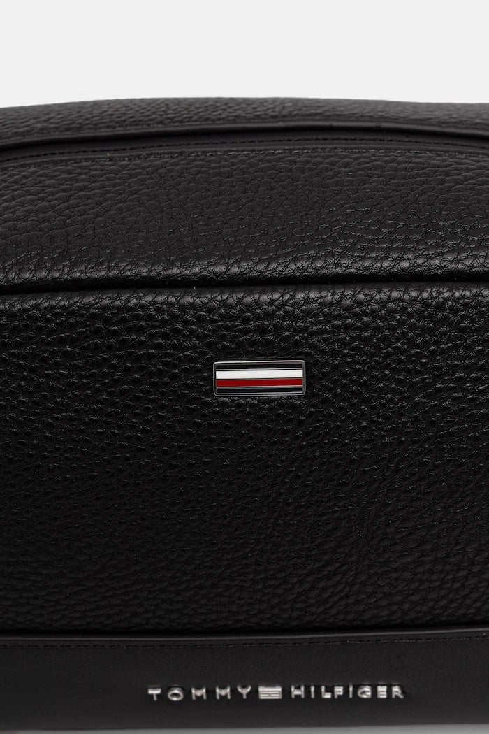 Tommy Hilfiger erkek suni deri kozmetik çantası