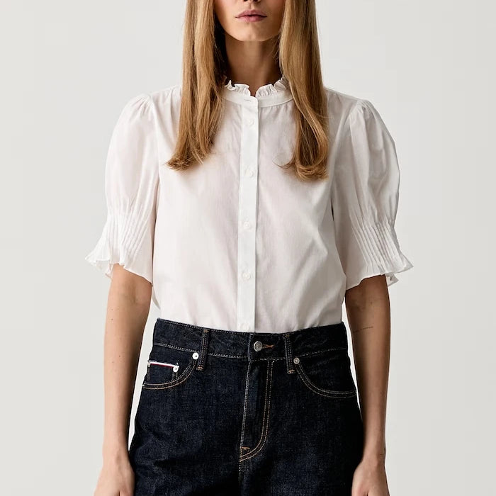Rag & Bone риза дамска от памук Dakota
