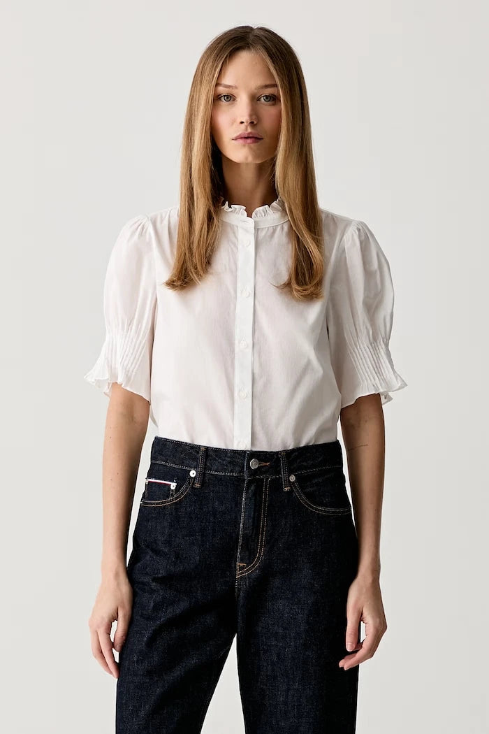 Rag & Bone риза дамска от памук Dakota