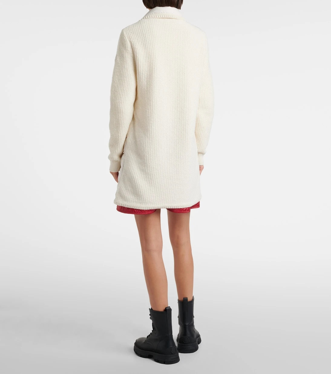 Moncler - Down-paneled wool and cashmere cardigan