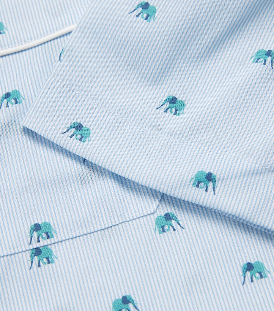 Derek Rose Kids Printed Ledbury Pyjama Set (3-12 Years)