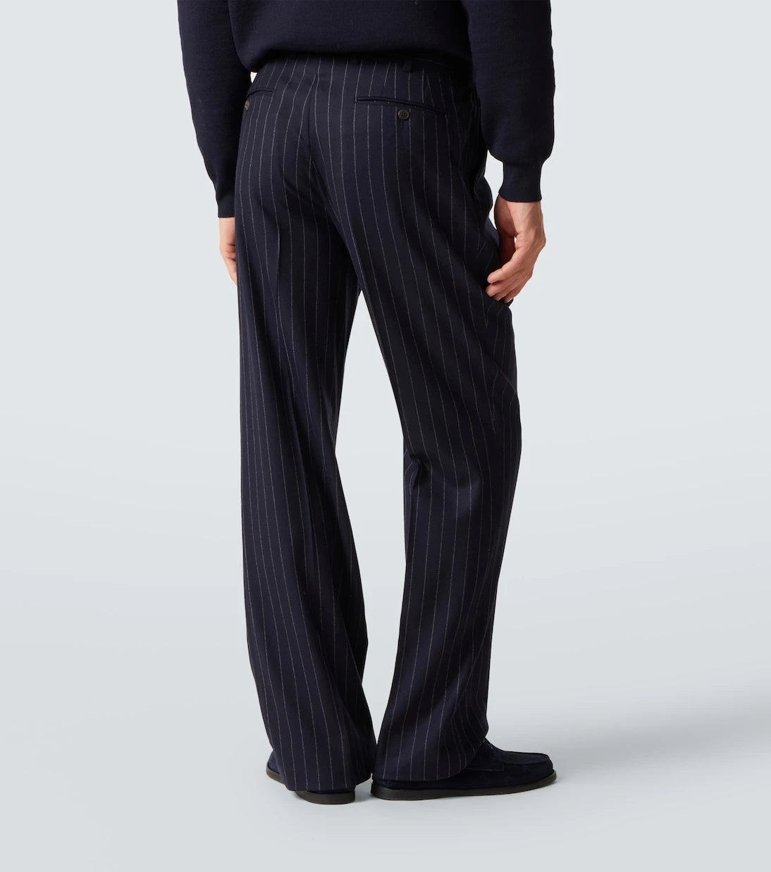 Saman Amel - Amo striped wool suit pants