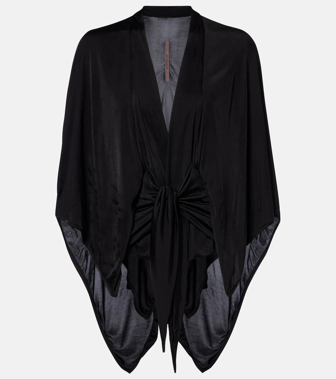 Rick Owens - Half Moon satin jersey cape