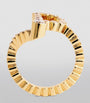 Yellow Gold and Diamond Ensemble ‘P’ Ring