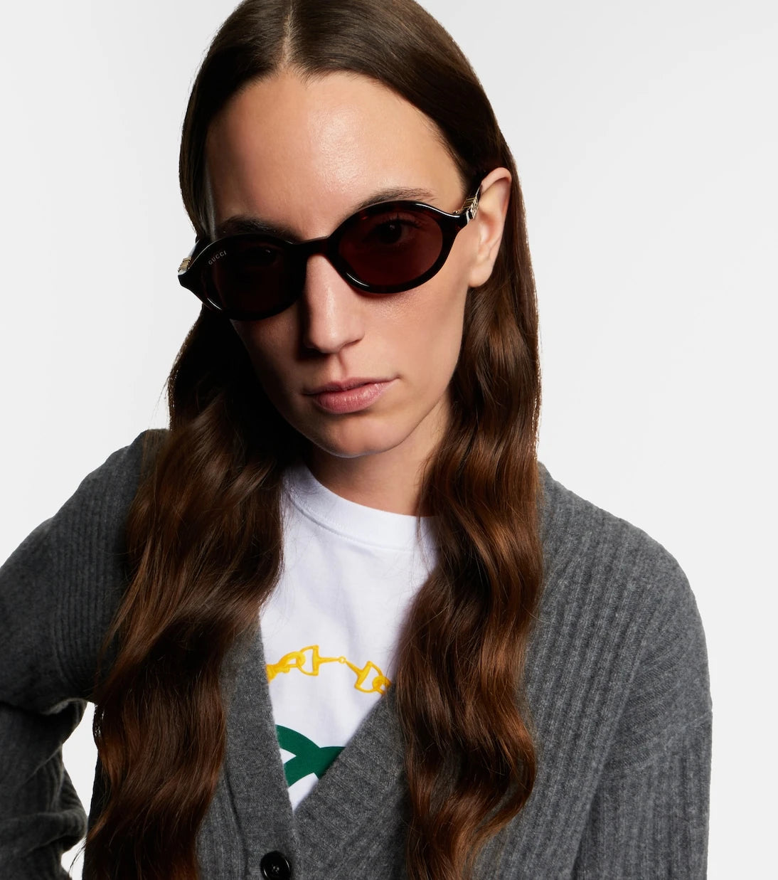 Gucci - Signoria oval sunglasses