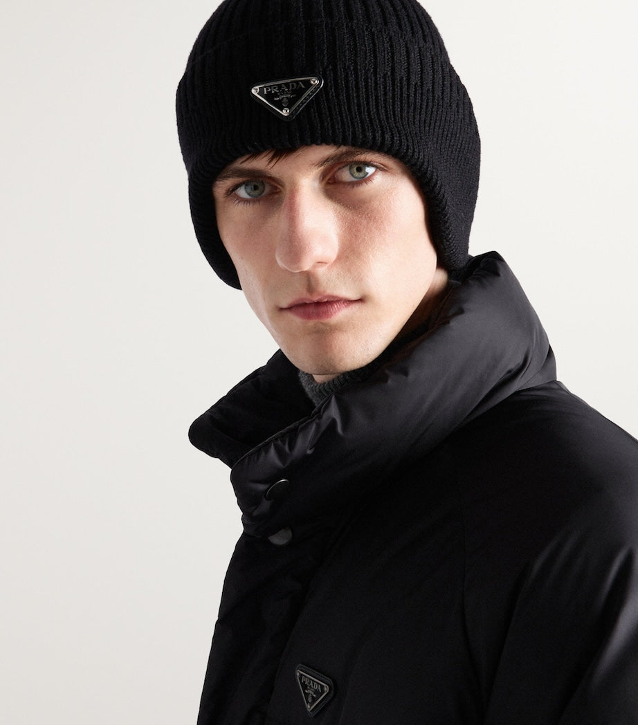 Prada Wool-Blend Beanie
