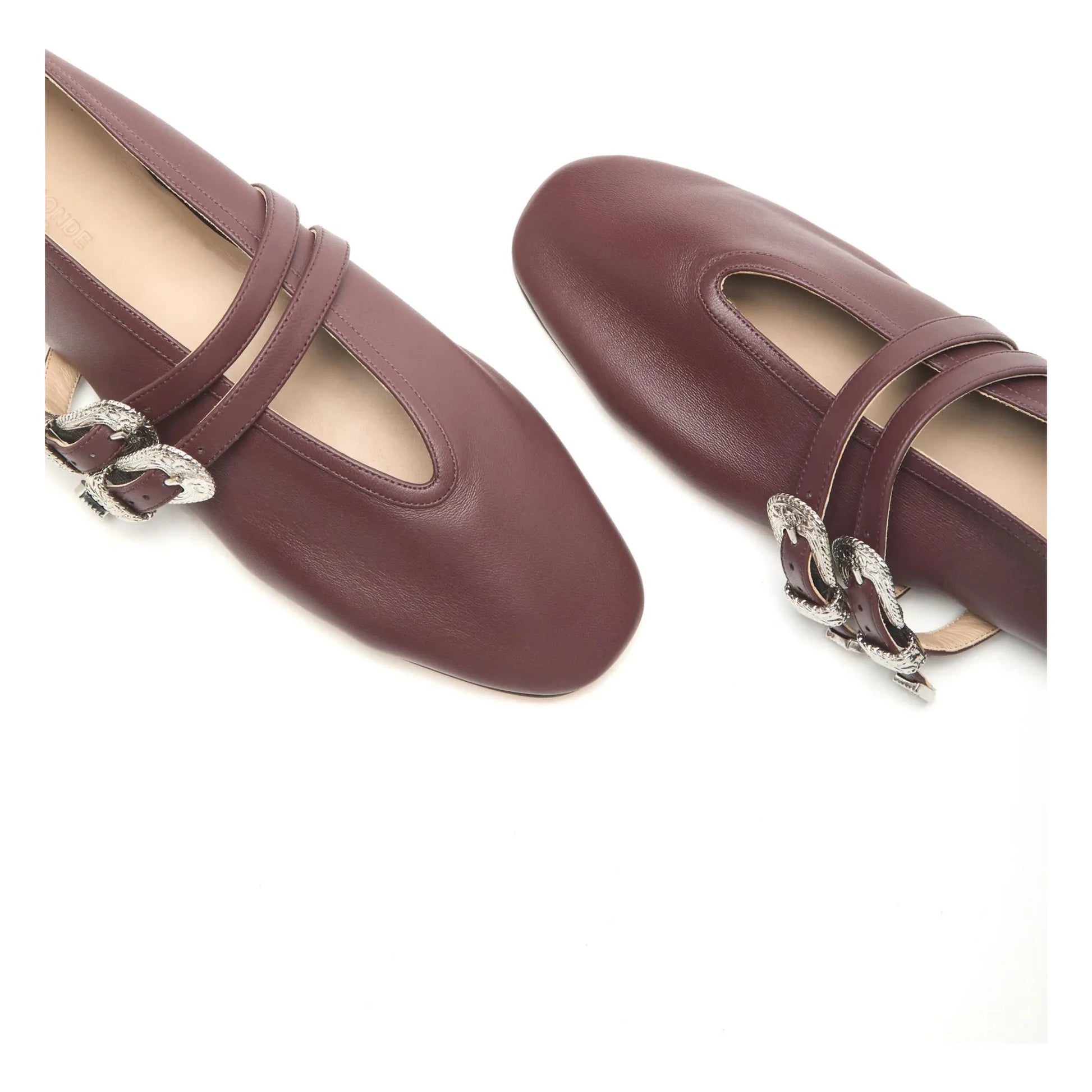 Le Monde Beryl - Ballerinas Claudia Leather | Chocolate