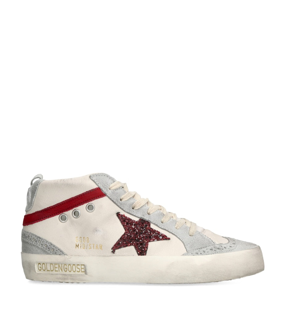 Leather Mid Star Low-Top Sneakers