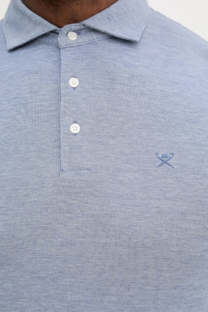 Памучна тениска с яка Hackett London