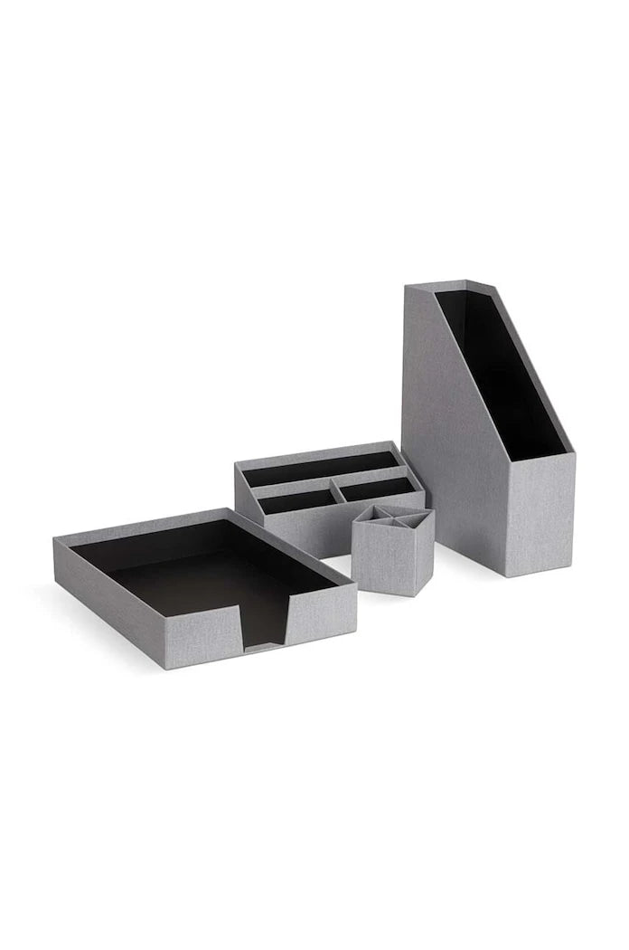 Bigso Box of Sweden Hugo Masaüstü Organizer Seti (4 Parça)