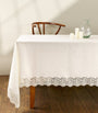Linen Lace-Trim Elite Tablecloth (170cm x 270cm)