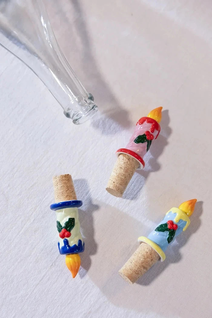Şarap mantarı &k amsterdam candle 11 cm