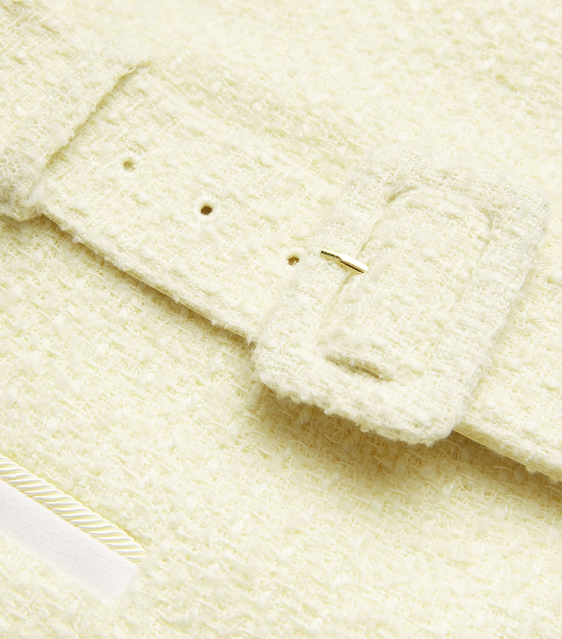 Self-Portrait Bouclé Belted Mini Dress