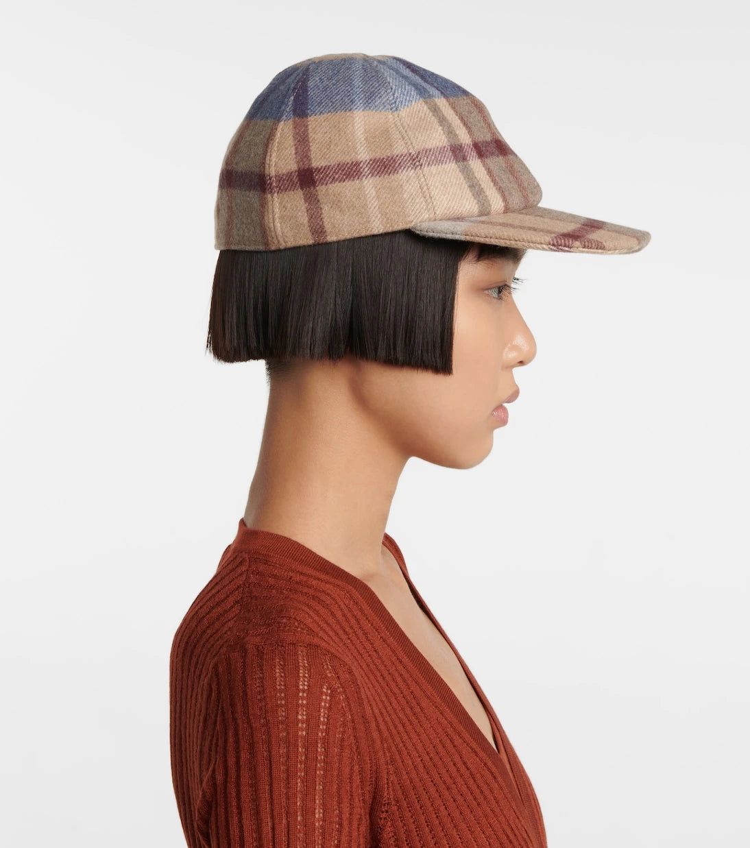 Gabriela Hearst - Plaid baseball cap
