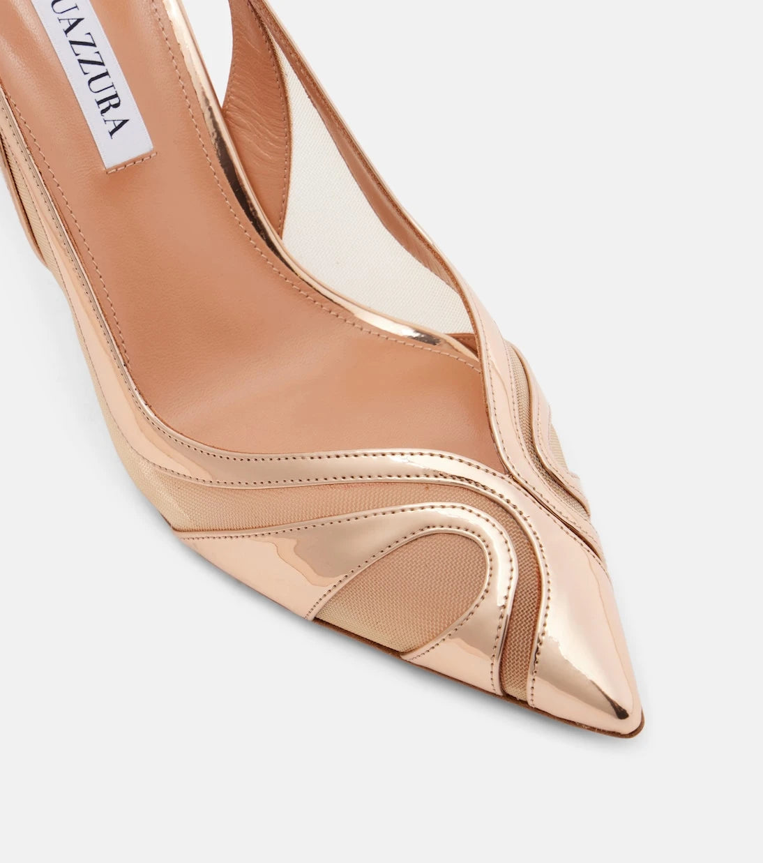 Aquazzura - Lune 85 slingback pumps