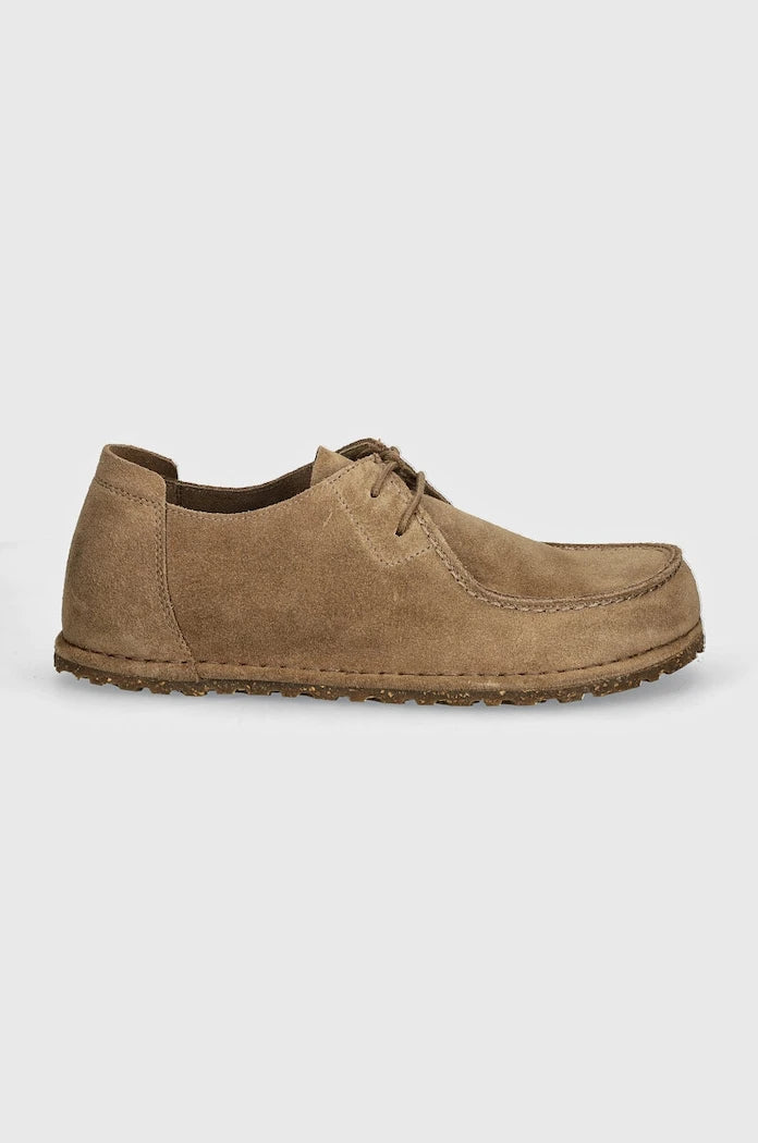 Половинки обувки от велур Birkenstock Utti Lace