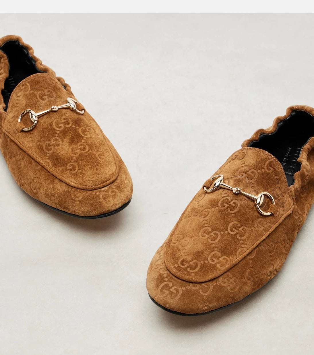 Gucci - Jordaan Doria suede loafers