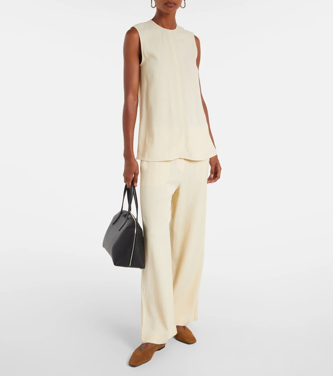 Toteme - Day Medium leather tote bag