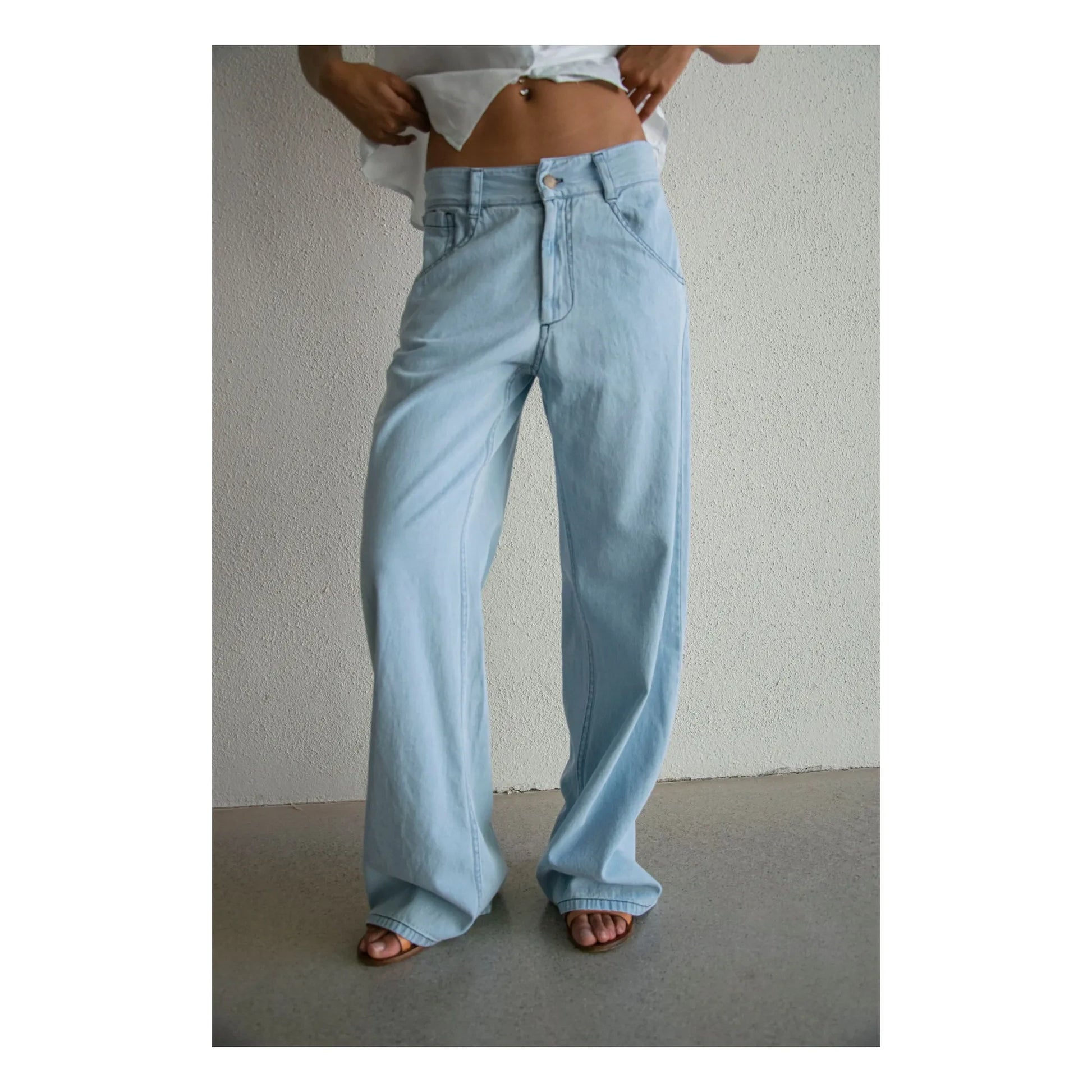 THEAVANT - Zeynep Baggy Pants | Blue