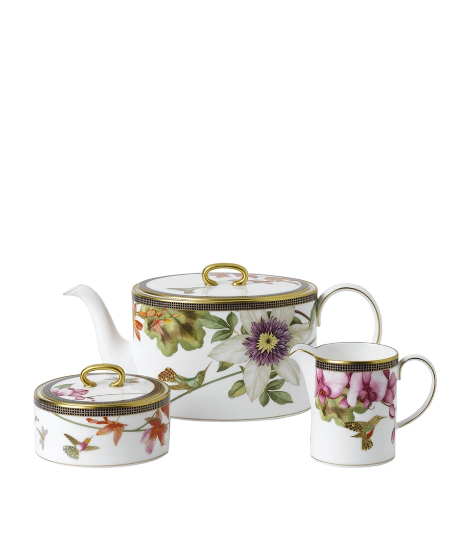 Wedgwood 3-Piece Hummingbird Tea Set