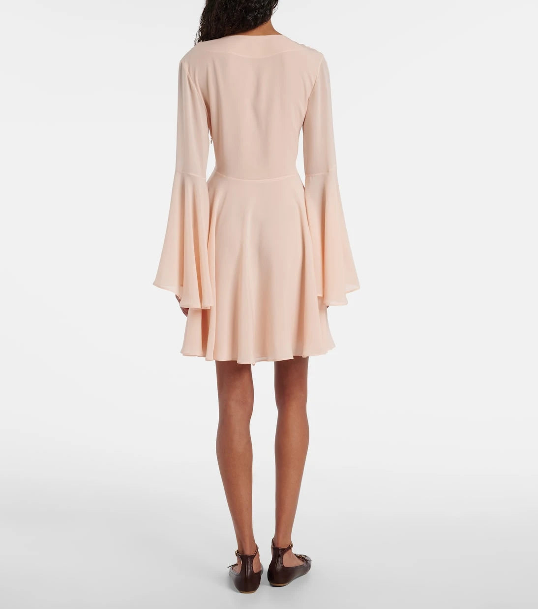 Chloé - Silk georgette minidress