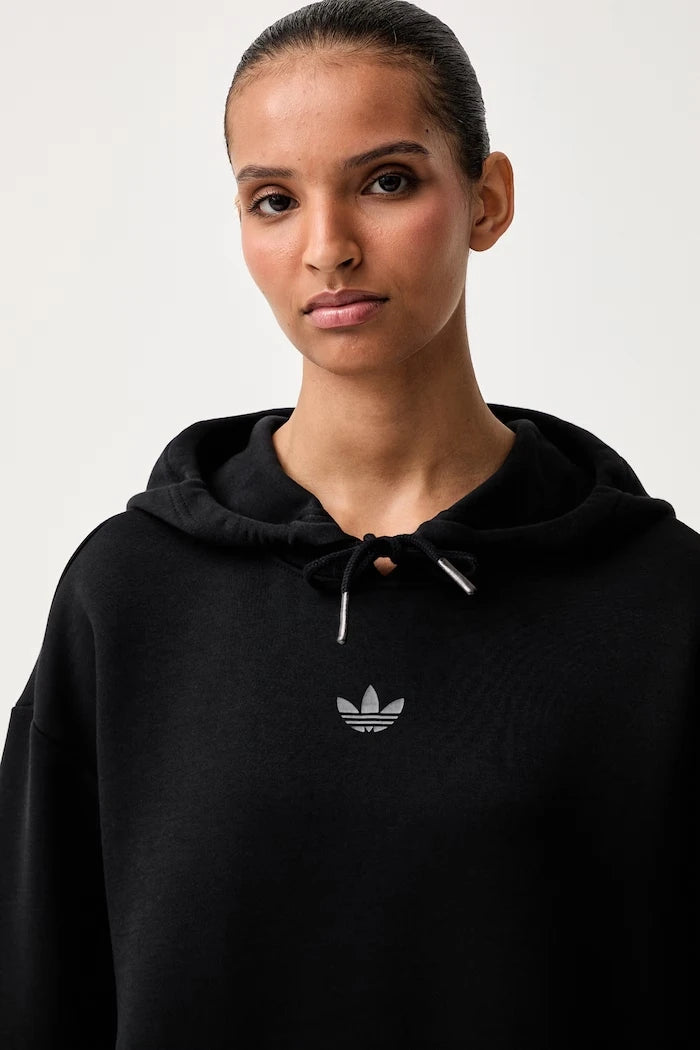 adidas Originals kapüşonlu kadın pamuklu Spacer sweatshirt