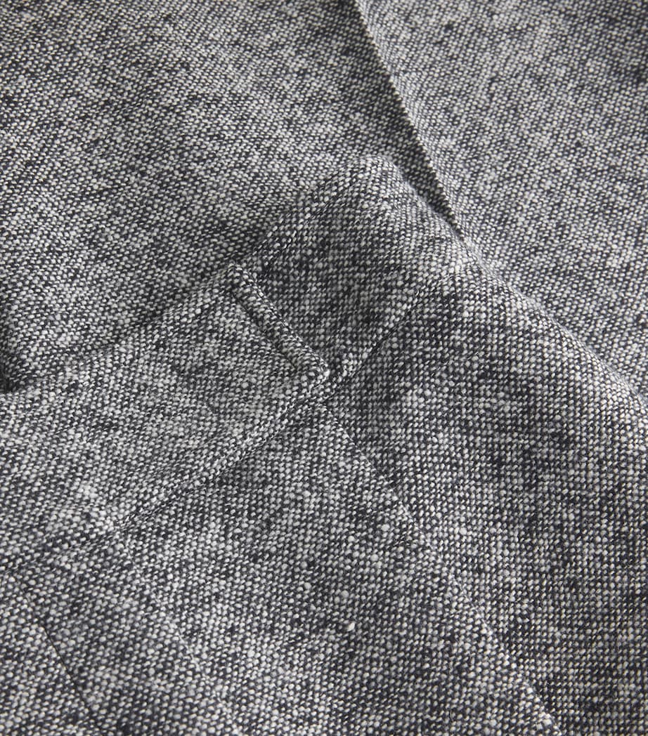 Max Mara Multi Wool-Silk Tweed Trousers