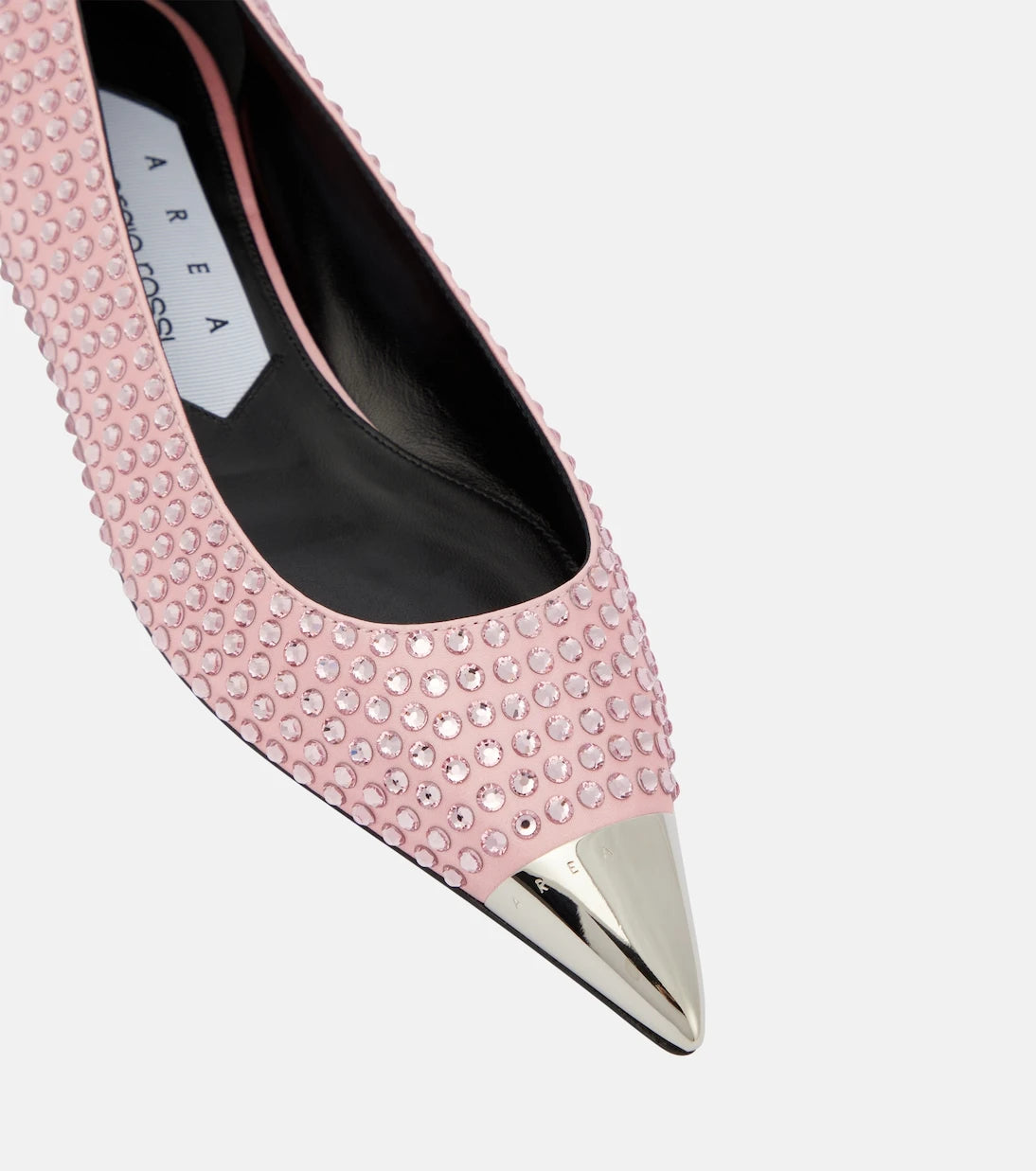 Area - Rhinestone-embellished ballet flats