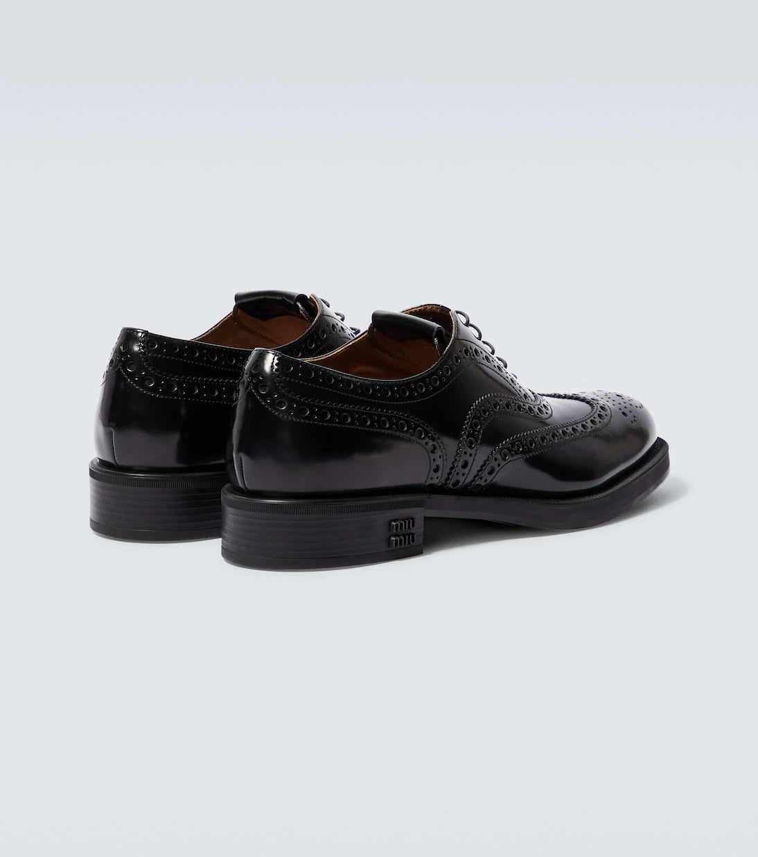 Miu Miu - x Church's leather brogues