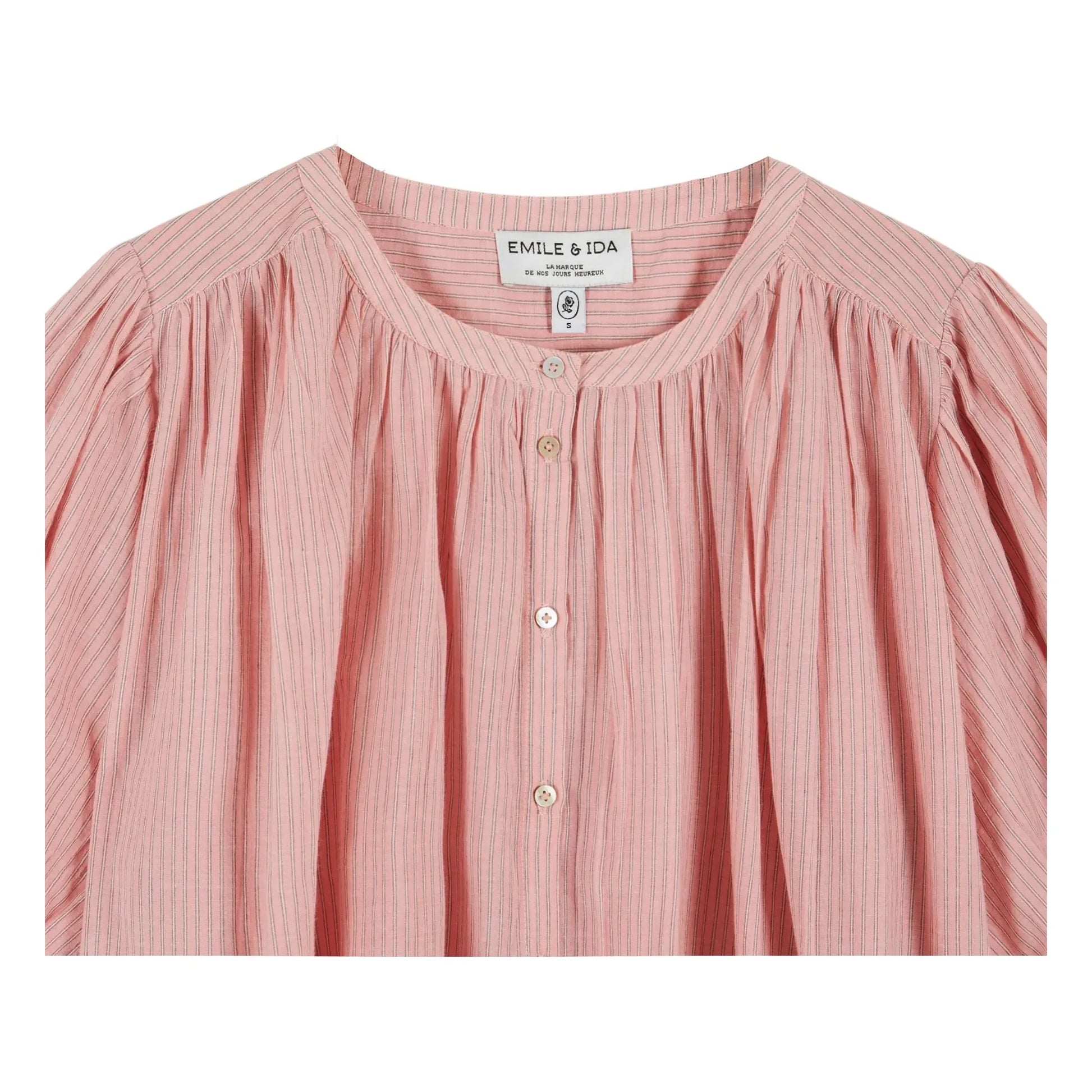 Emile et Ida - Khadi Cotton Blouse | Pink