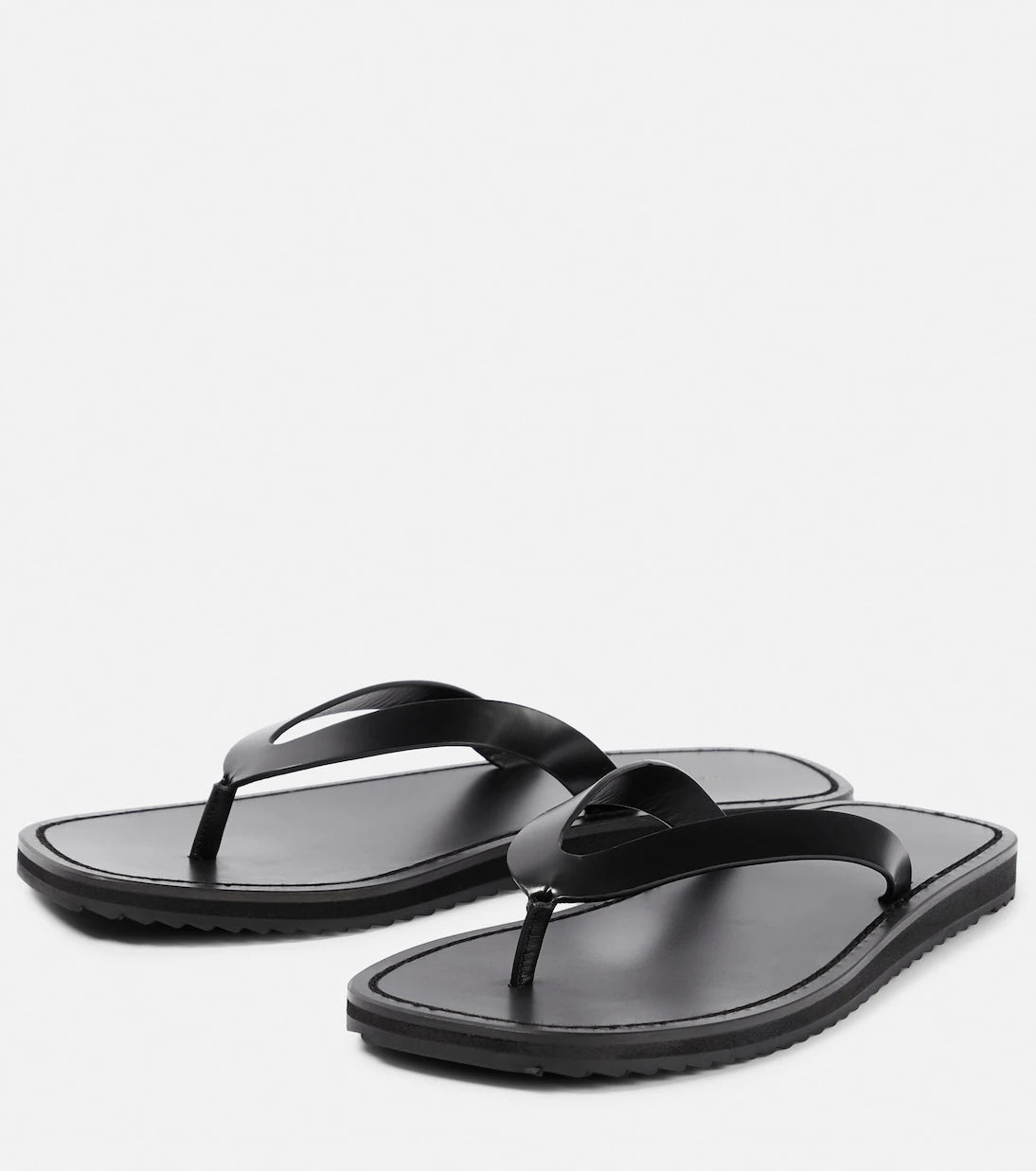 The Row - Leather thong sandals